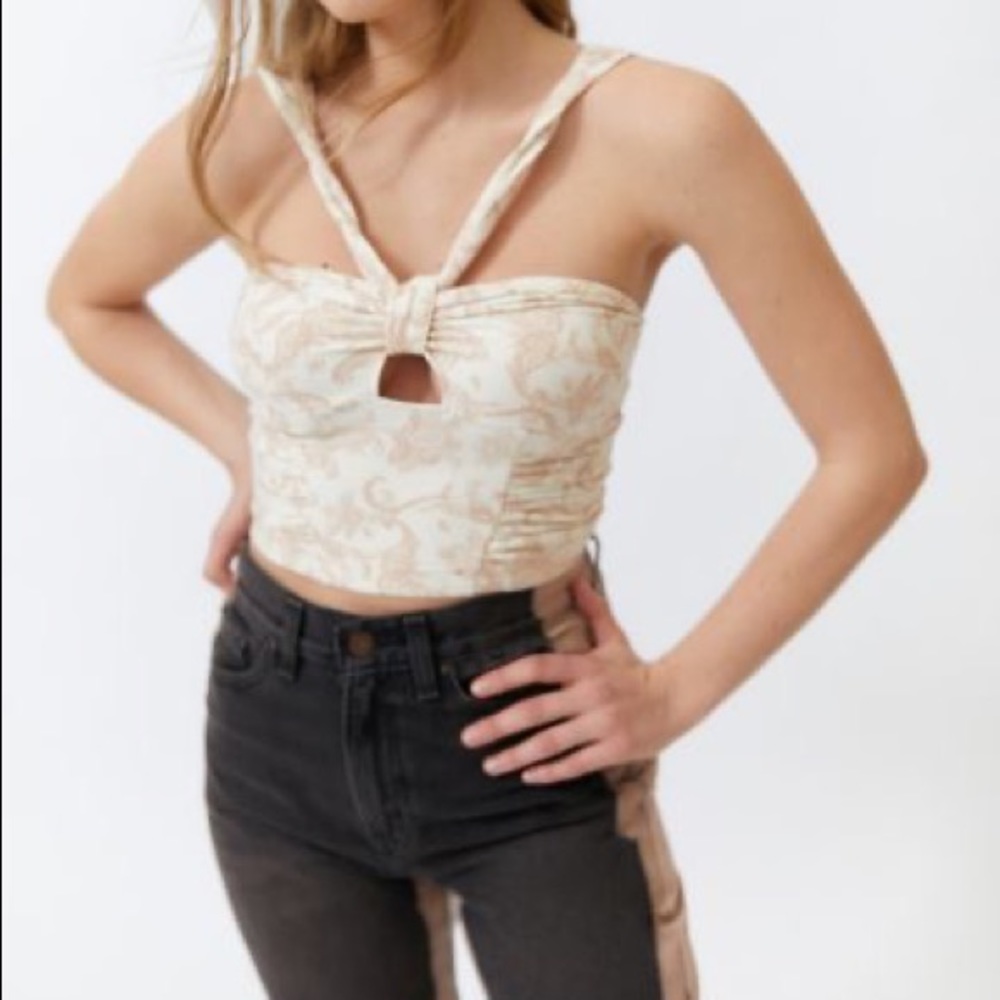 UO Midnight Halter Tank Top- XS